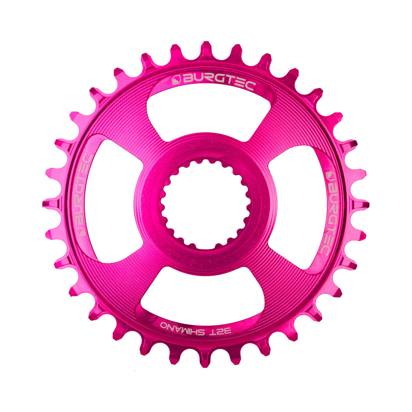 Burgtec Shimano Direct Mount Oval Thick Thin Chainring - Image 3