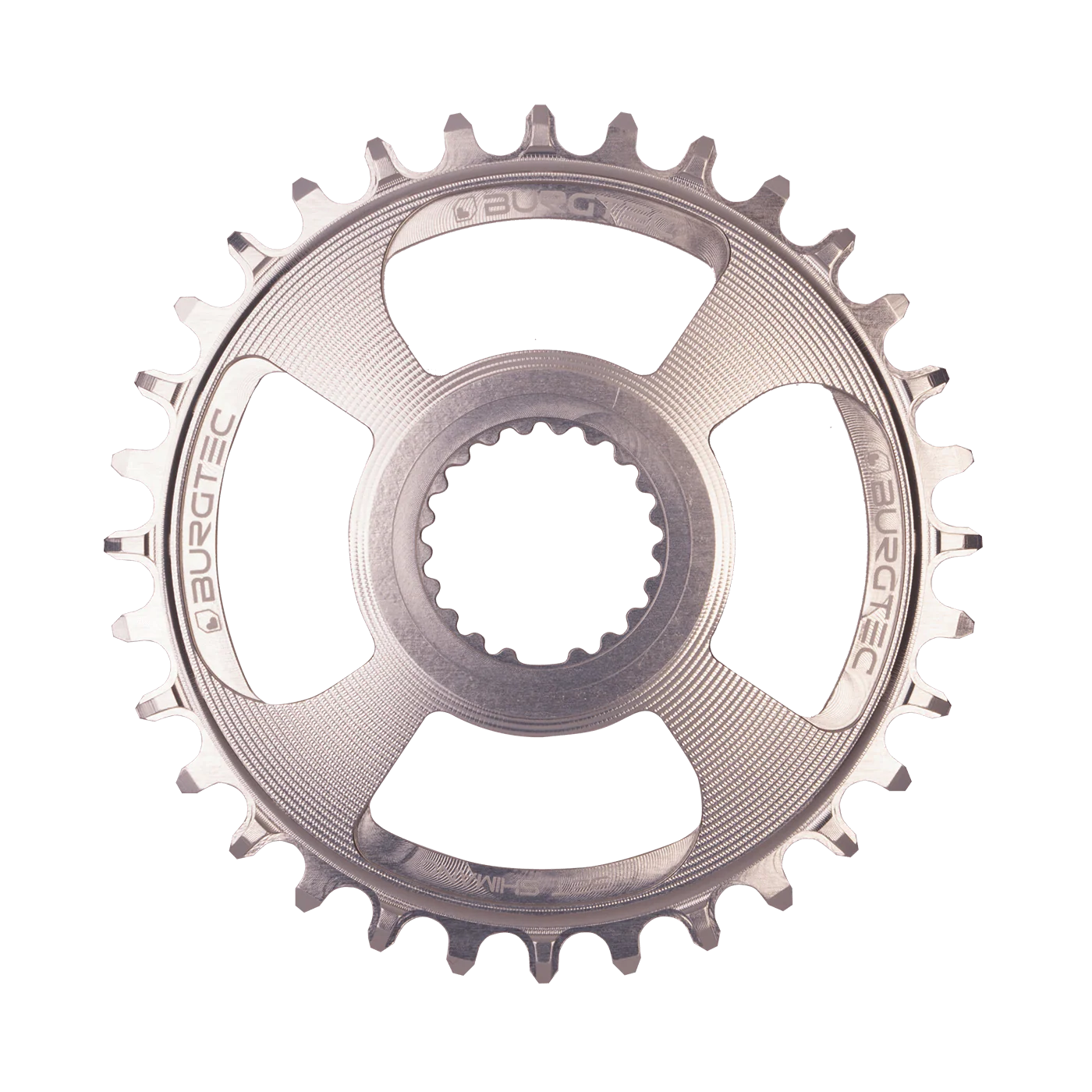 Burgtec Shimano Direct Mount Oval Thick Thin Chainring - Image 4