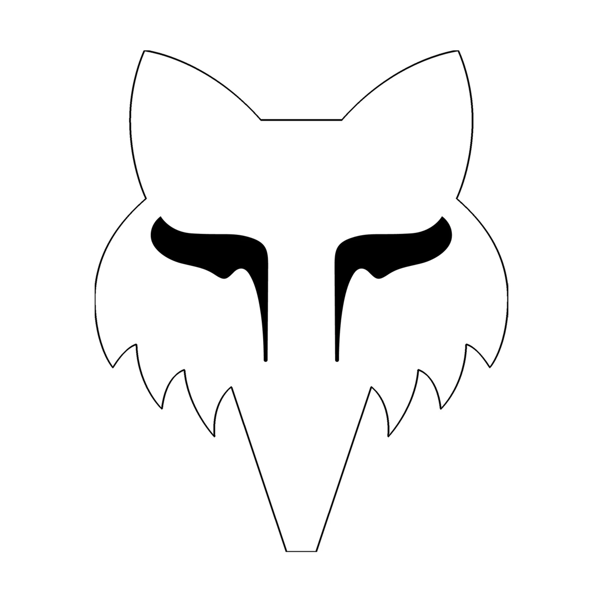 Fox Head 1.5" Sticker - Image 5