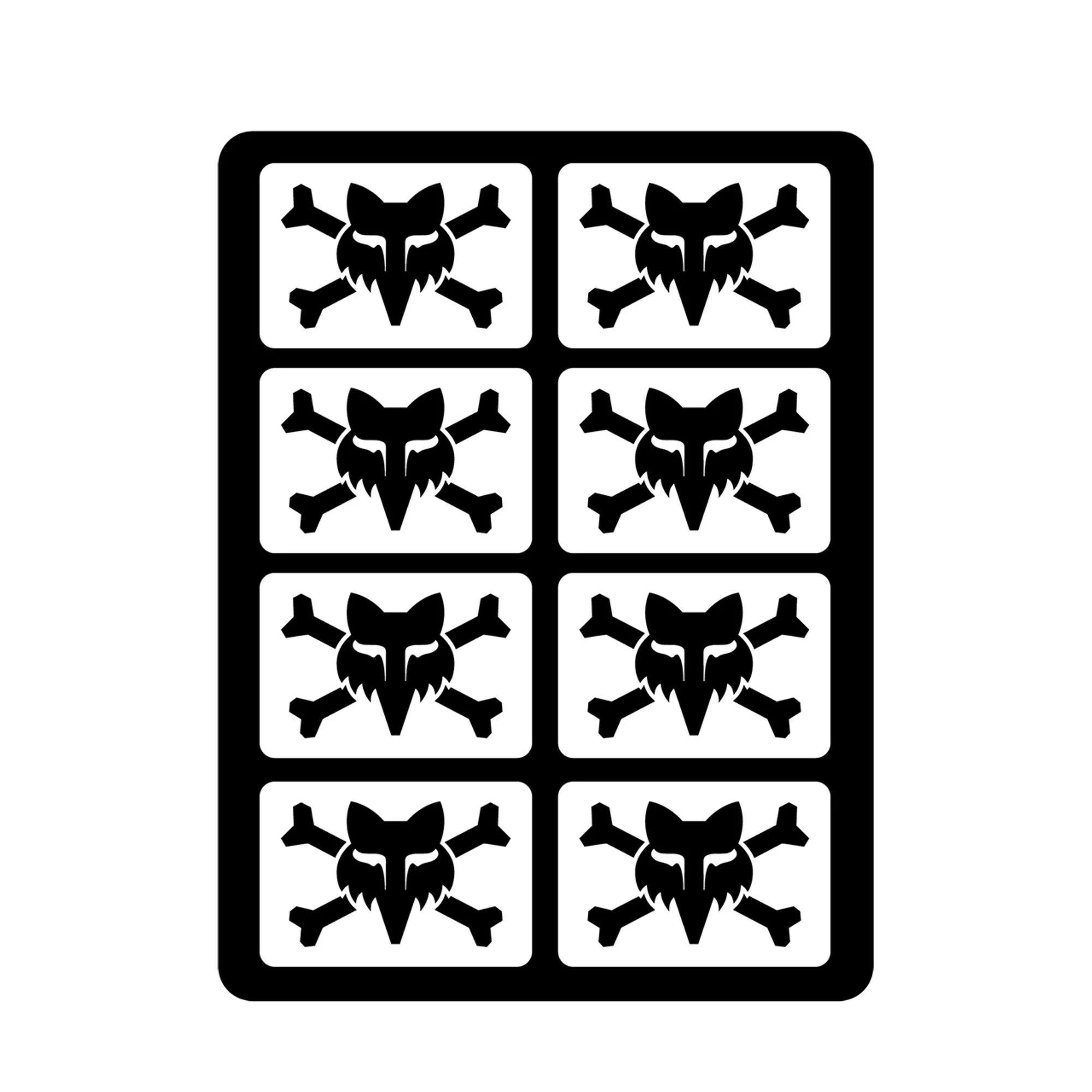Fox Head Victory Logo Sticker Pack - Image 2