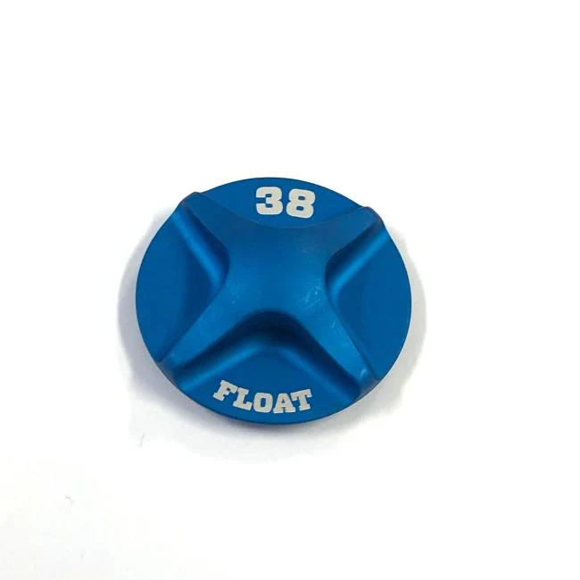 FOX (T) Spring Hardware: 2021 38 FLOAT Air Topcap Al Blue Ano