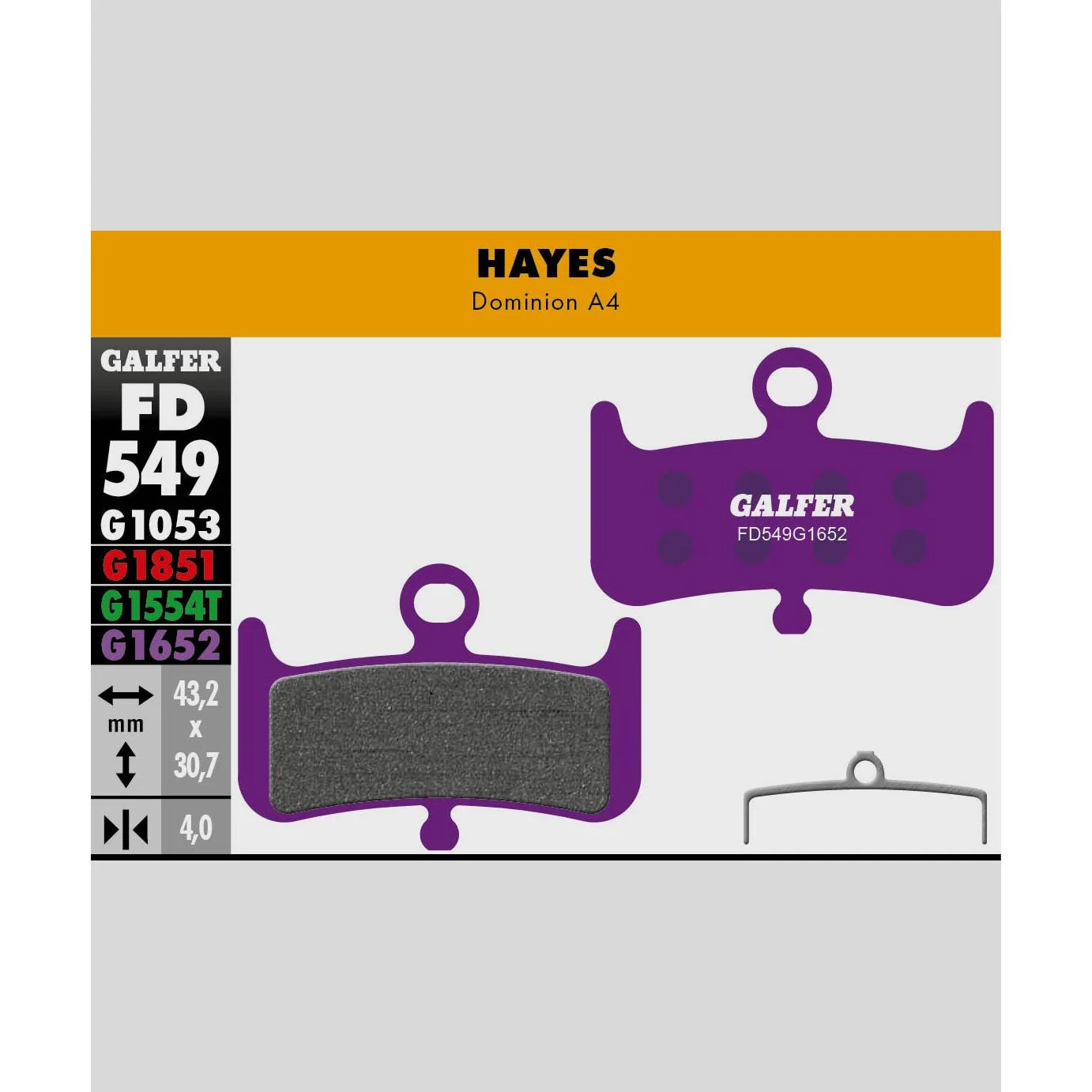 Galfer E-Bike Disc Brake Pads - Image 14