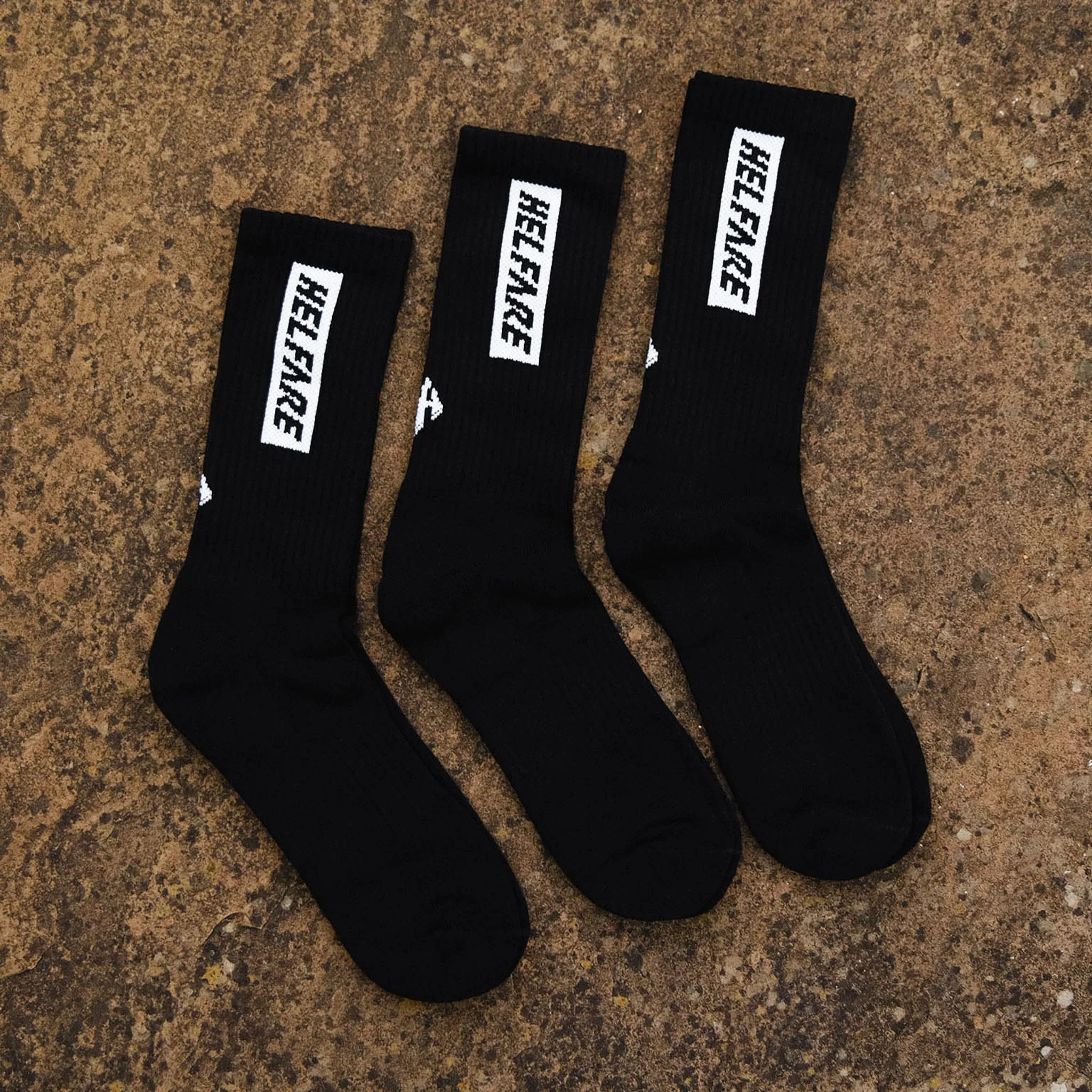 Helfare Box Logo Socks | Triple Pack - Image 2