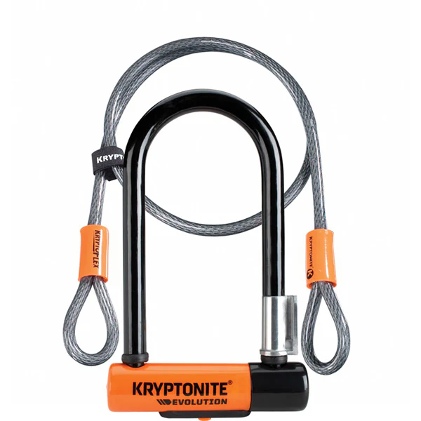 Kryptonite Evolution Mini 7 U-Lock with Cable