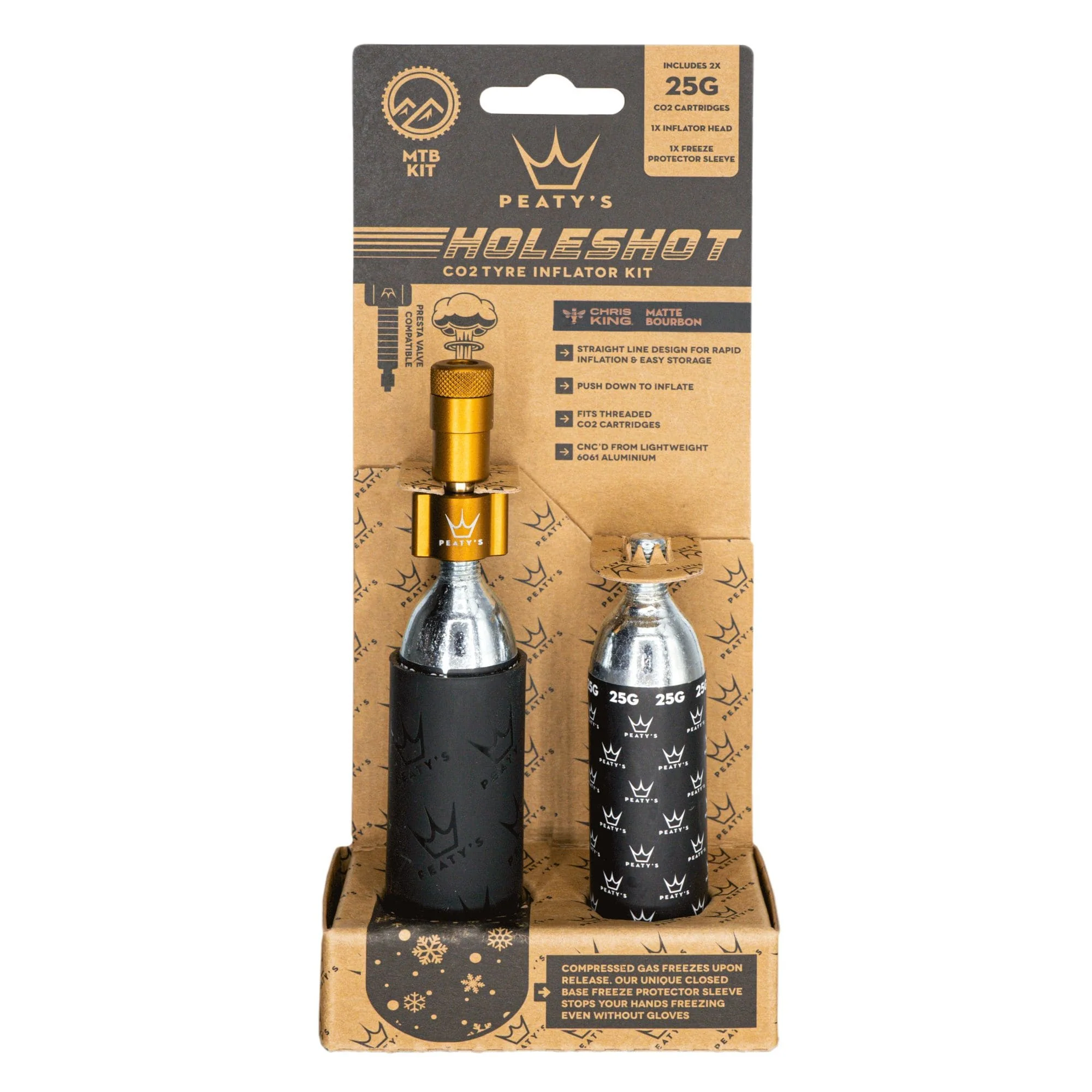 Peatys Holeshot CO2 Tyre Inflator - Image 2