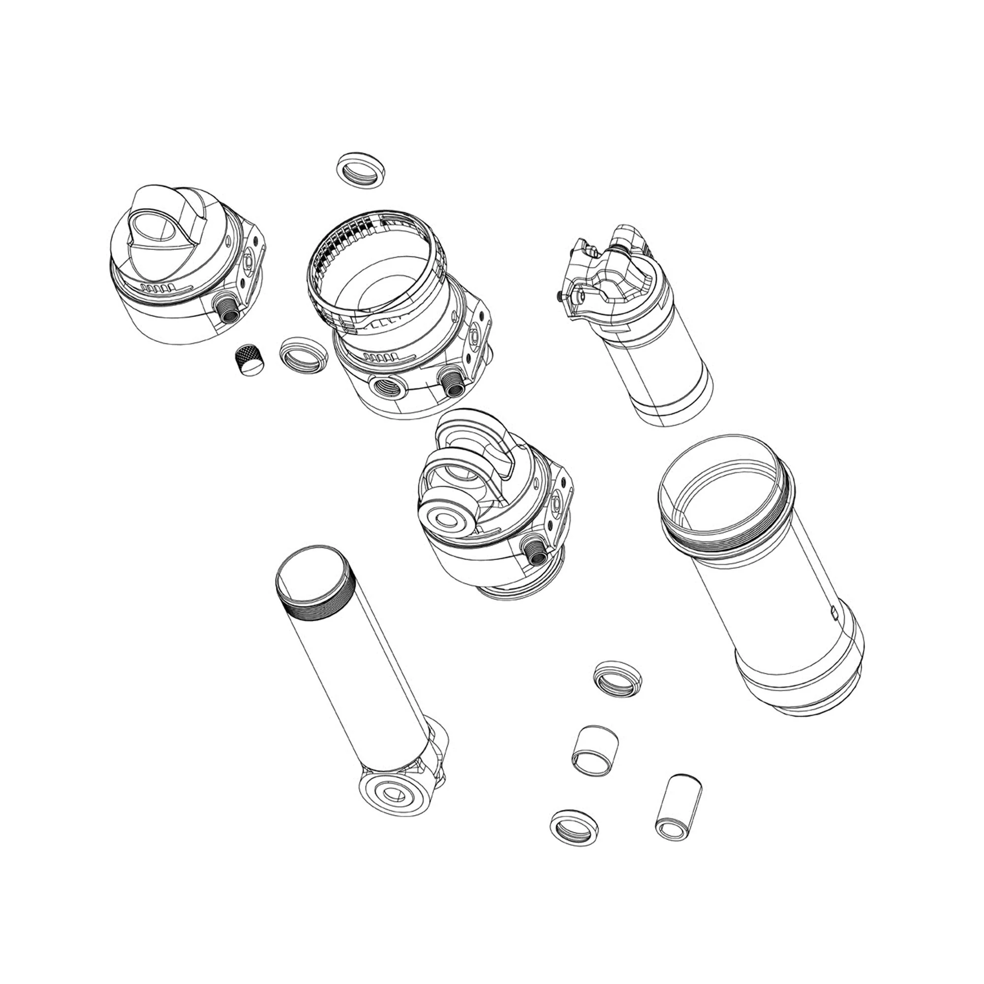 RockShox Boxxer D1 Bolt Kit