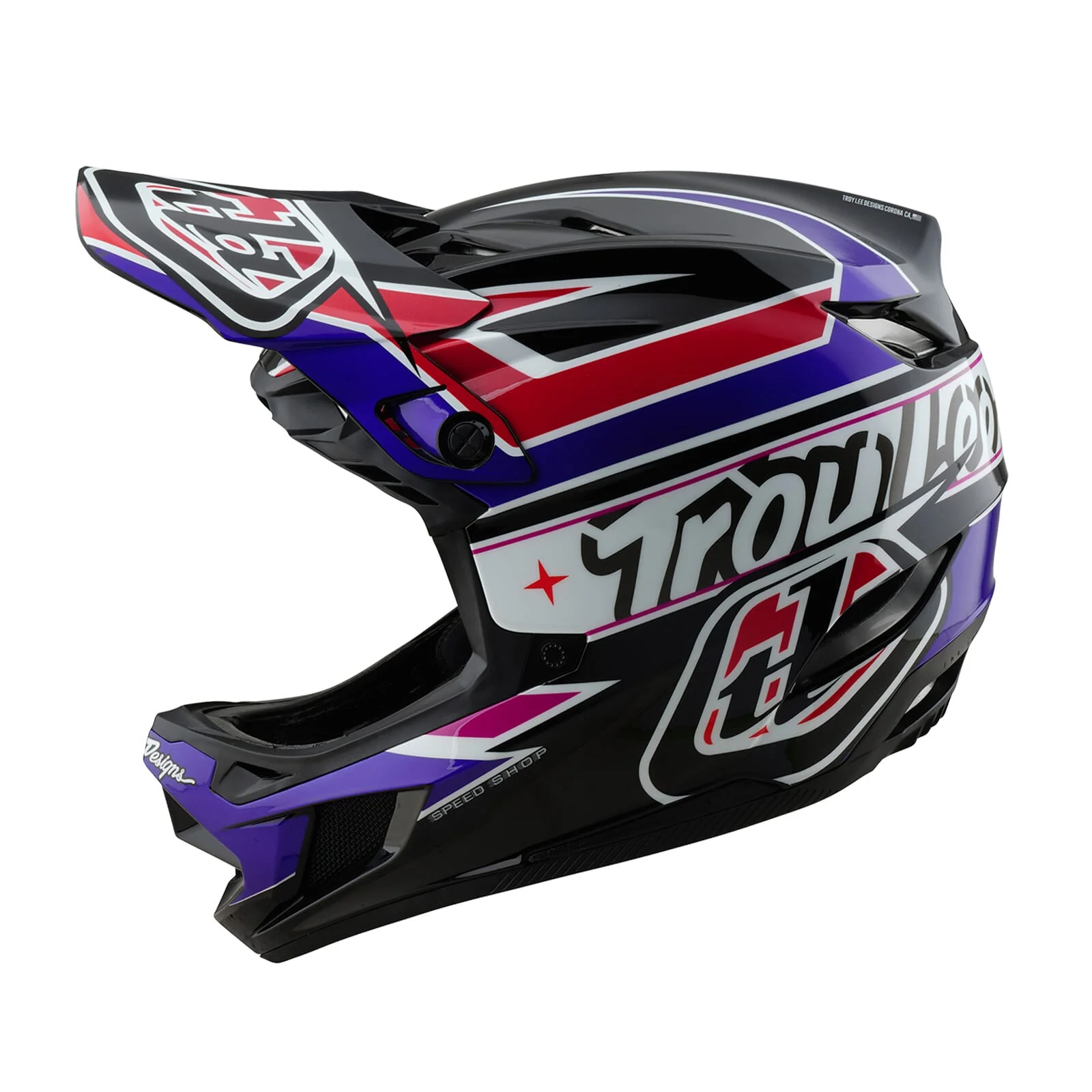 Troy Lee Designs D4 Polyacrylite Helmet 2025 - Image 3